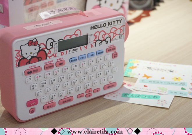 EPSON LW-200KT Hello Kitty中文標籤機 (4).JPG