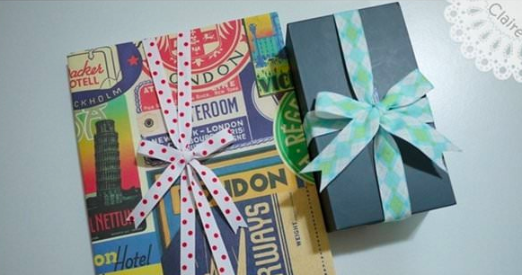 即時熱門文章：DIY禮物包裝法！禮物盒蝴蝶結綁法、書本包裝