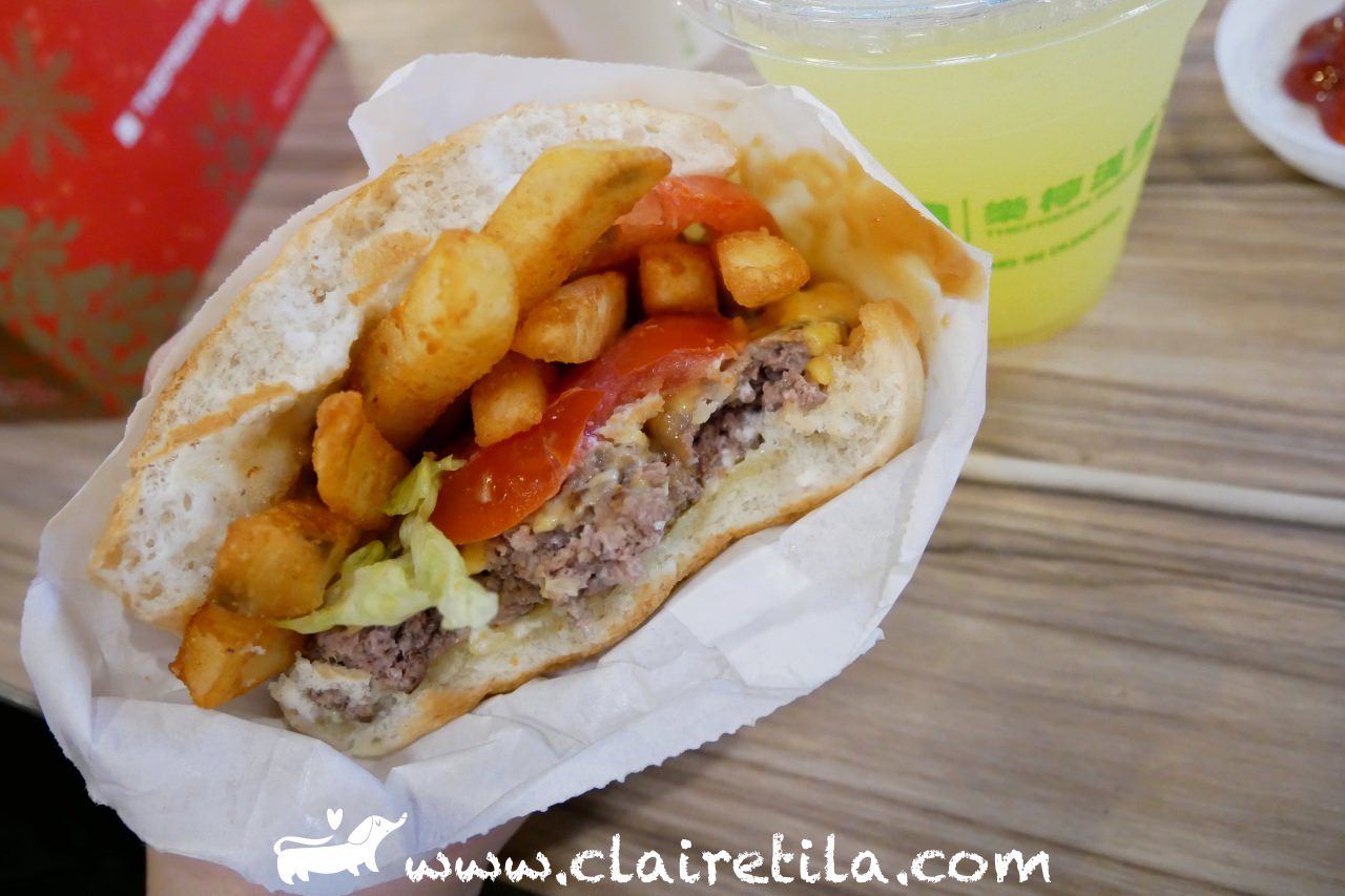 大口吃漢堡》來自嘉義的樂檸漢堡就在台北誠品!菜單-私藏吃法公開♥♥