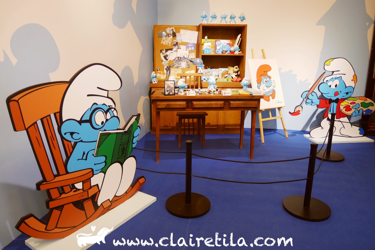 中正紀念堂》藍色小精靈展覽攻略！搶先看巨型小精靈與卡通蘑菇屋♥♥