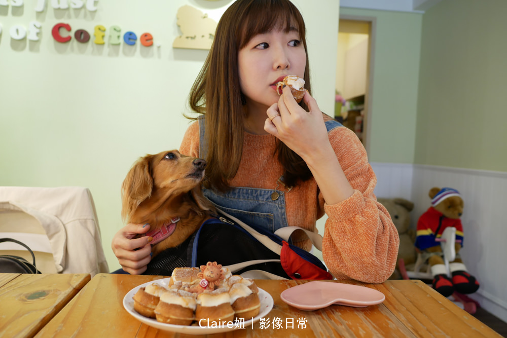 明德寵物友善餐廳｜綠野仙蹤Wonderland cafe.棉花糖愛心鬆餅麻糬♥♥