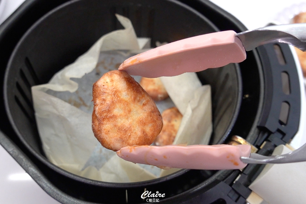 氣炸鍋料理｜自製麥克雞塊！麥克雞塊食譜，自己做少油又簡單