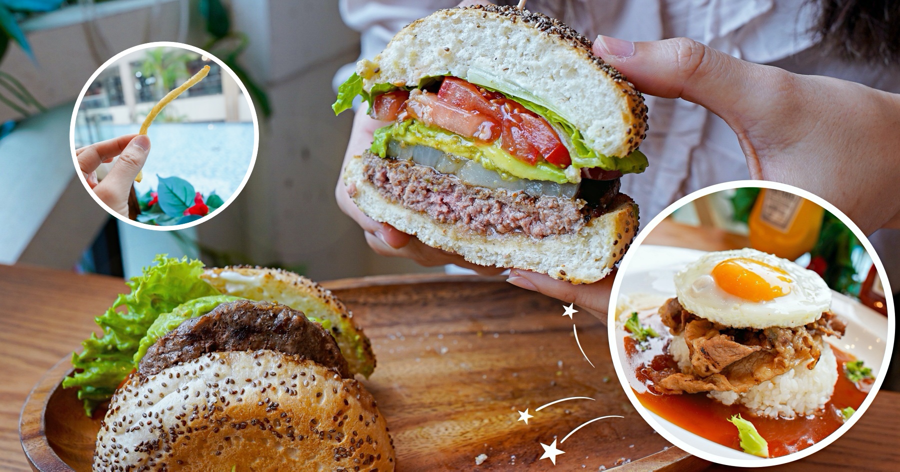 【林口三井outlet美食】來自夏威夷漢堡 KUA‵AINA Burger～聽說是歐巴馬最愛漢堡