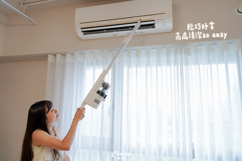 日本製家事神隊友！Panasonic輕量無線吸塵器MC-SB33J-W開箱實測｜0.9kg 輕量超有力