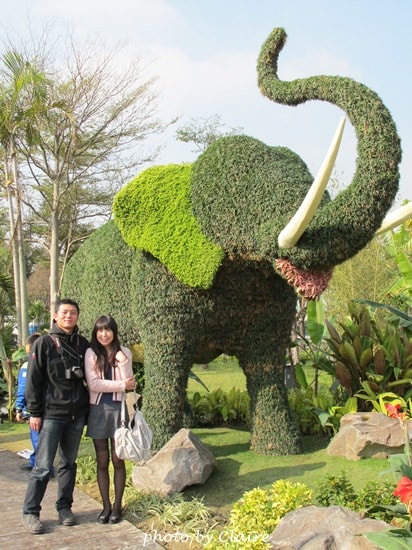 【遊】聖誕氛圍‧人多到爆炸的花博 - 第4張圖