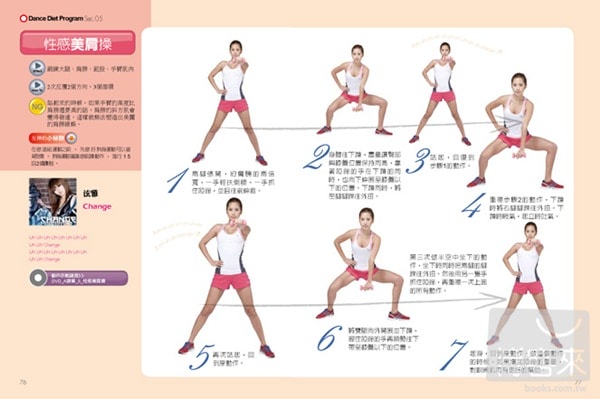 【美體書】史上最強舞動瘦身操~隨著舞曲跳出魔鬼身材囉! - 第10張圖 【美體書】史上最強舞動瘦身操~隨著舞曲跳出魔鬼身材囉!