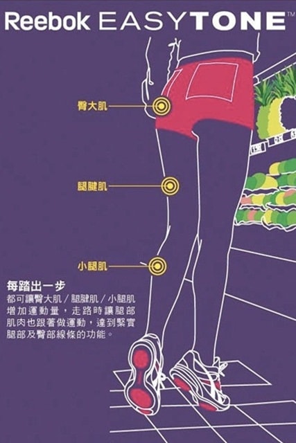 【穿搭】Reebok EasyTone形塑鞋‧踏出的每一步~都是在運動!!