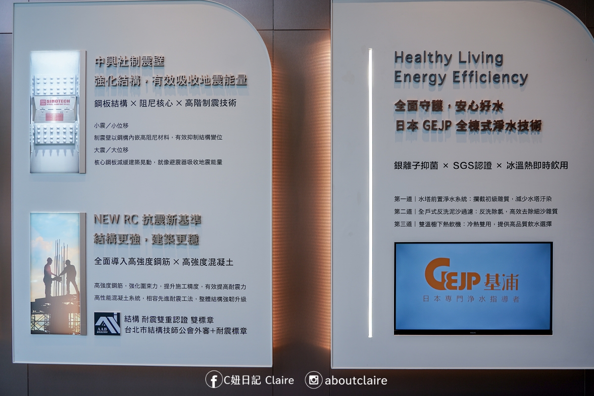 【台北市民權西路站雙捷交匯】毅聯首馥賞屋心得｜日商大林組打造理想住宅，Alfa Safe 制震系統首選