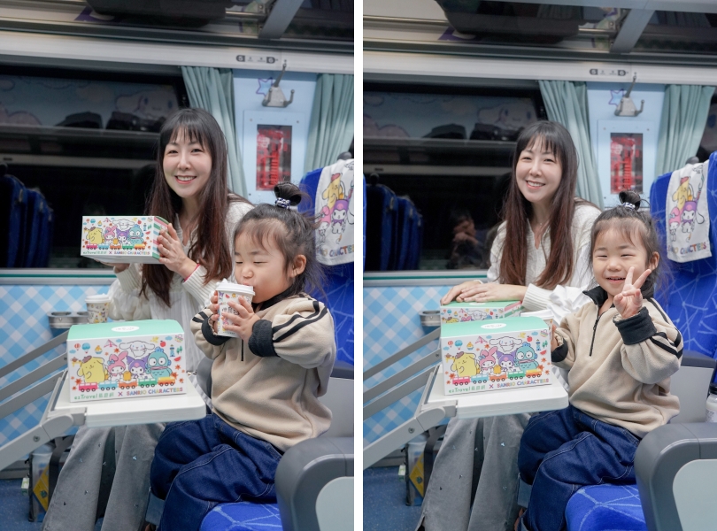 環島之星萌旅號怎麼玩？東部一日環島攻略｜三麗鷗主題列車開箱：餐點、DIY、KTV＆親子第一次搭火車心得