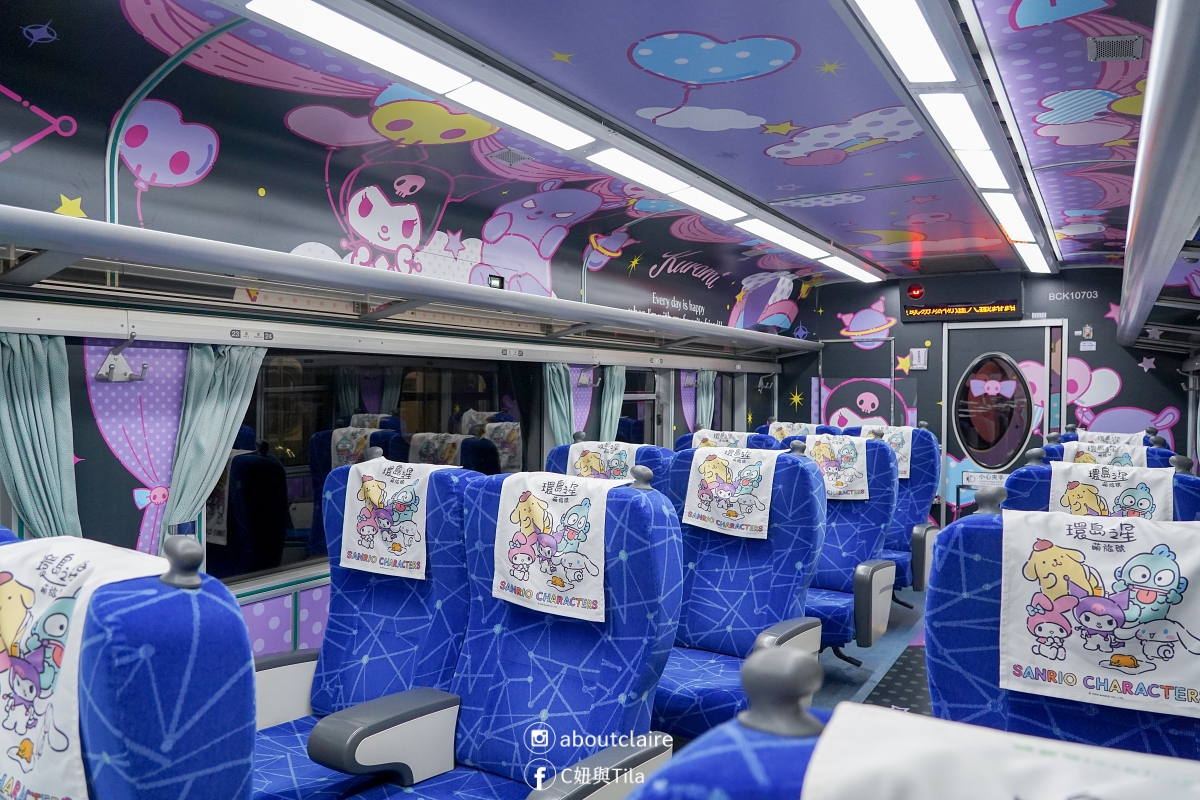 環島之星萌旅號怎麼玩？東部一日環島攻略｜三麗鷗主題列車開箱：餐點、DIY、KTV＆親子第一次搭火車心得