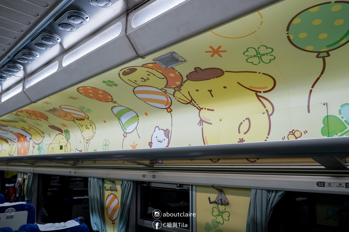 環島之星萌旅號怎麼玩？東部一日環島攻略｜三麗鷗主題列車開箱：餐點、DIY、KTV＆親子第一次搭火車心得