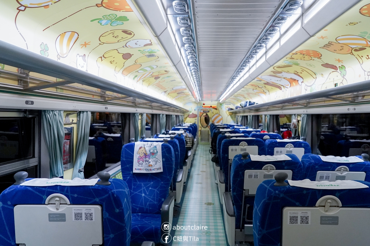 環島之星萌旅號怎麼玩？東部一日環島攻略｜三麗鷗主題列車開箱：餐點、DIY、KTV＆親子第一次搭火車心得