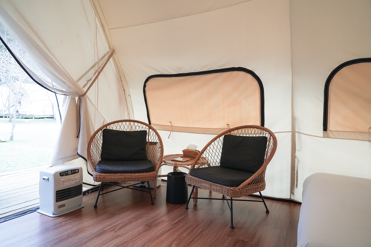 【新竹五峰寵物友善豪華露營】蟬說：霧繞 豐收地帳棚住宿開箱｜一泊二食×雲海美景×櫻花季