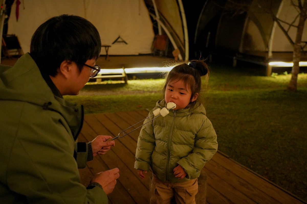 【新竹五峰寵物友善豪華露營】蟬說：霧繞 豐收地帳棚住宿開箱｜一泊二食×雲海美景×櫻花季