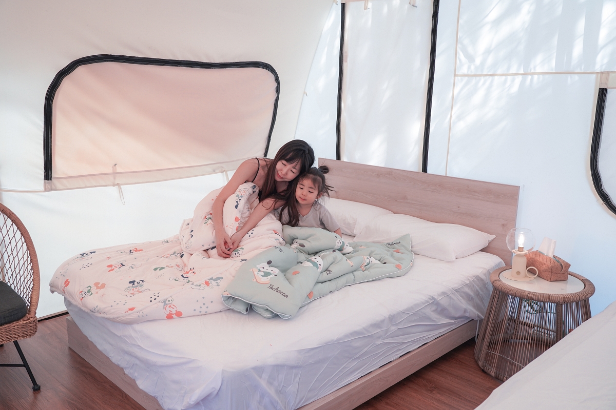 【新竹五峰寵物友善豪華露營】蟬說：霧繞 豐收地帳棚住宿開箱｜一泊二食×雲海美景×櫻花季