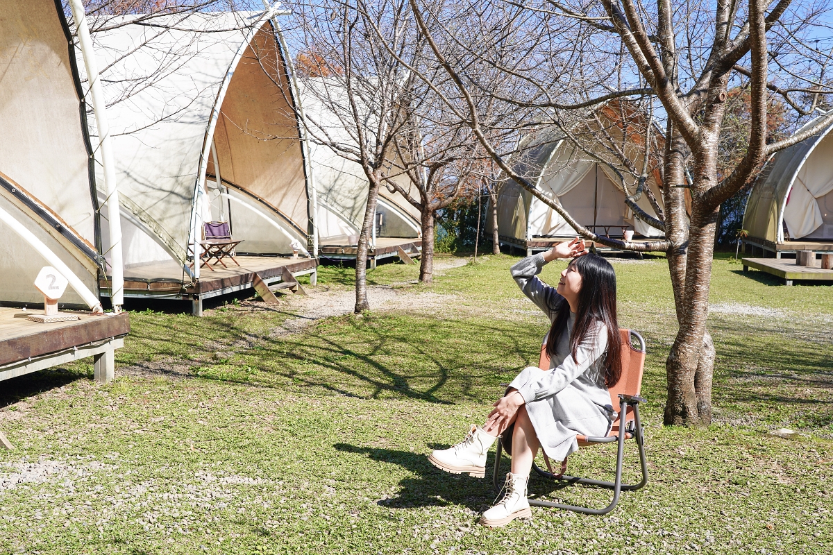 【新竹五峰寵物友善豪華露營】蟬說：霧繞 豐收地帳棚住宿開箱｜一泊二食×雲海美景×櫻花季