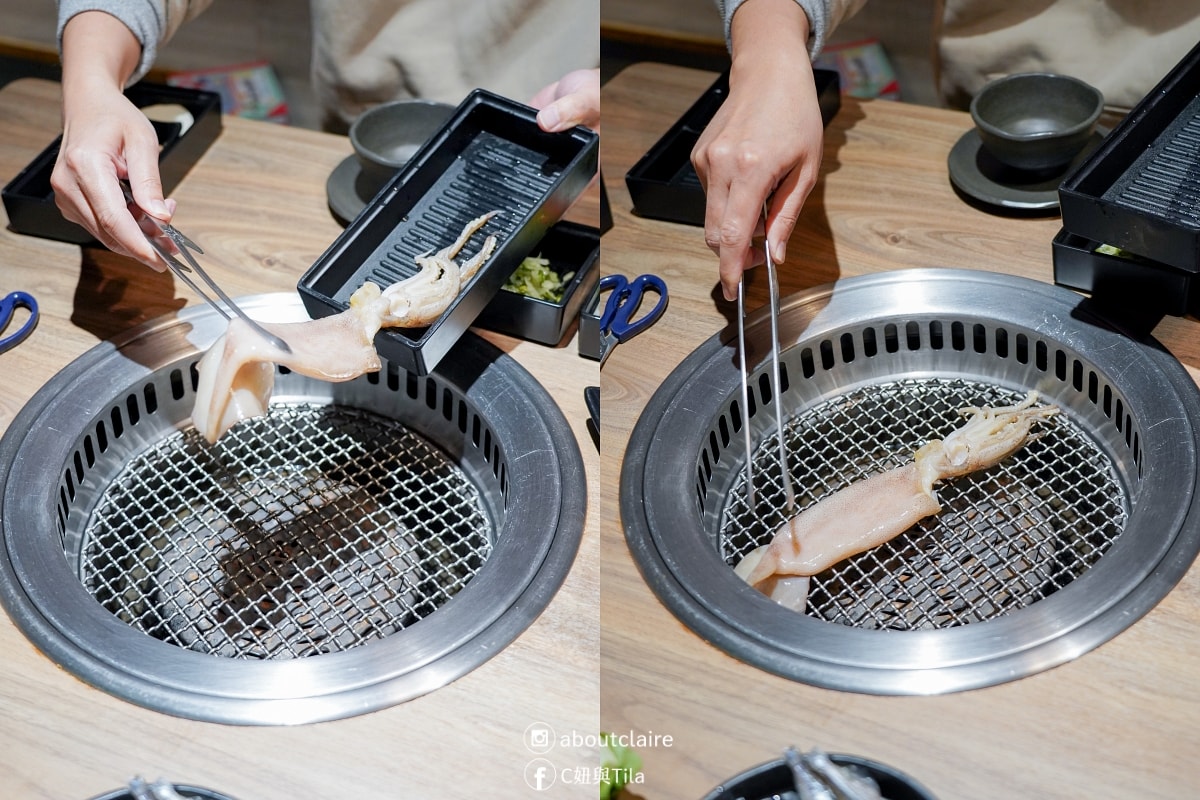 新店海鮮燒肉吃到飽推薦｜赤富士日式燒肉鍋物－泰國蝦啤酒蝦＋998和牛定番一次滿足！火烤兩吃