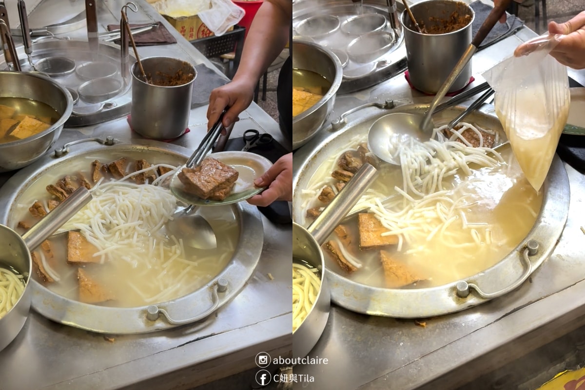 淡水喜相逢米粉湯｜24 小時老店！一碗熱米粉湯配油豆腐，會讓人想再回來的古早味