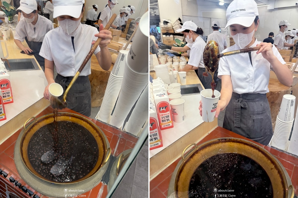 西門町幸福堂｜現炒黑糖珍珠加噴槍炙燒超吸睛，黑糖珍珠鮮奶、小籠包套餐