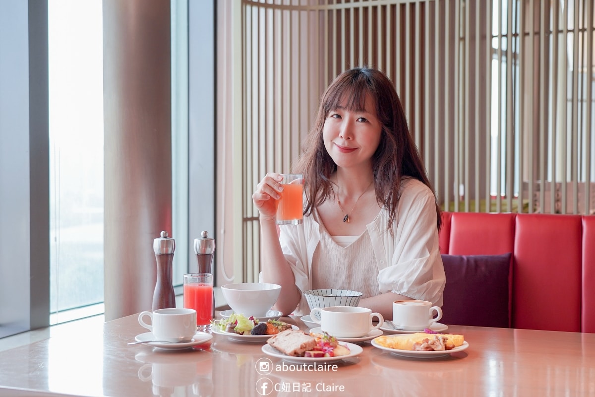 台南住宿推薦｜台南遠東香格里拉一泊二食！高樓景觀房看火車，遠東Café 國際美食超滿足