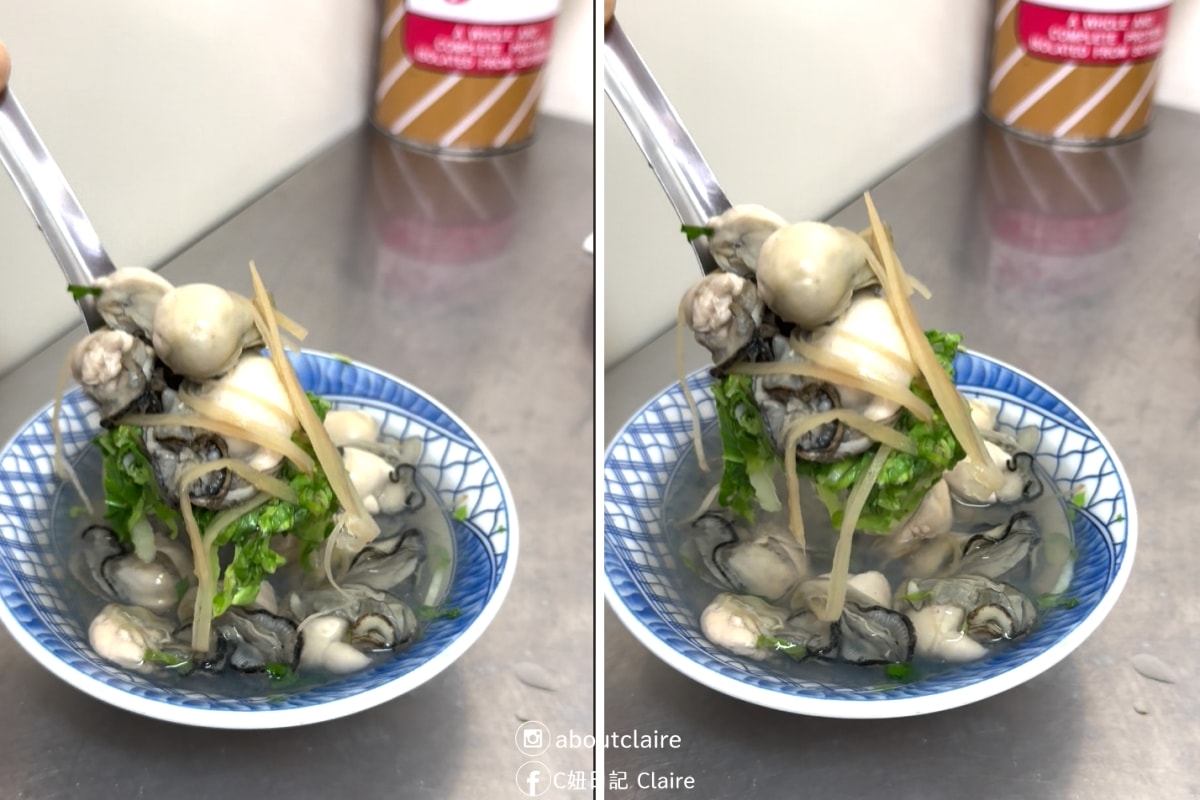 賴雞蛋蚵仔煎 寧夏夜市美食｜土雞蛋蚵仔煎厚實又香，麻油腰只、蚵仔清湯！