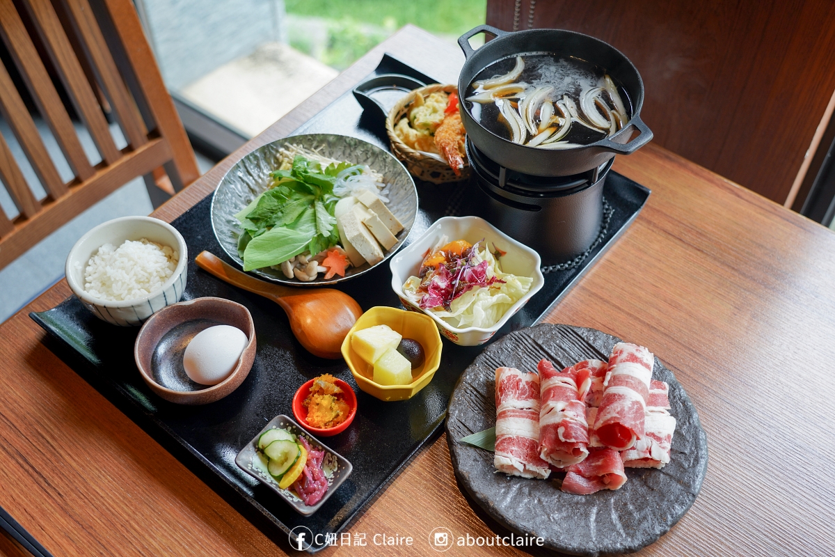宜蘭力麗威斯汀舞日本料理｜午間定食，壽喜燒、生魚片與日式包廂空間