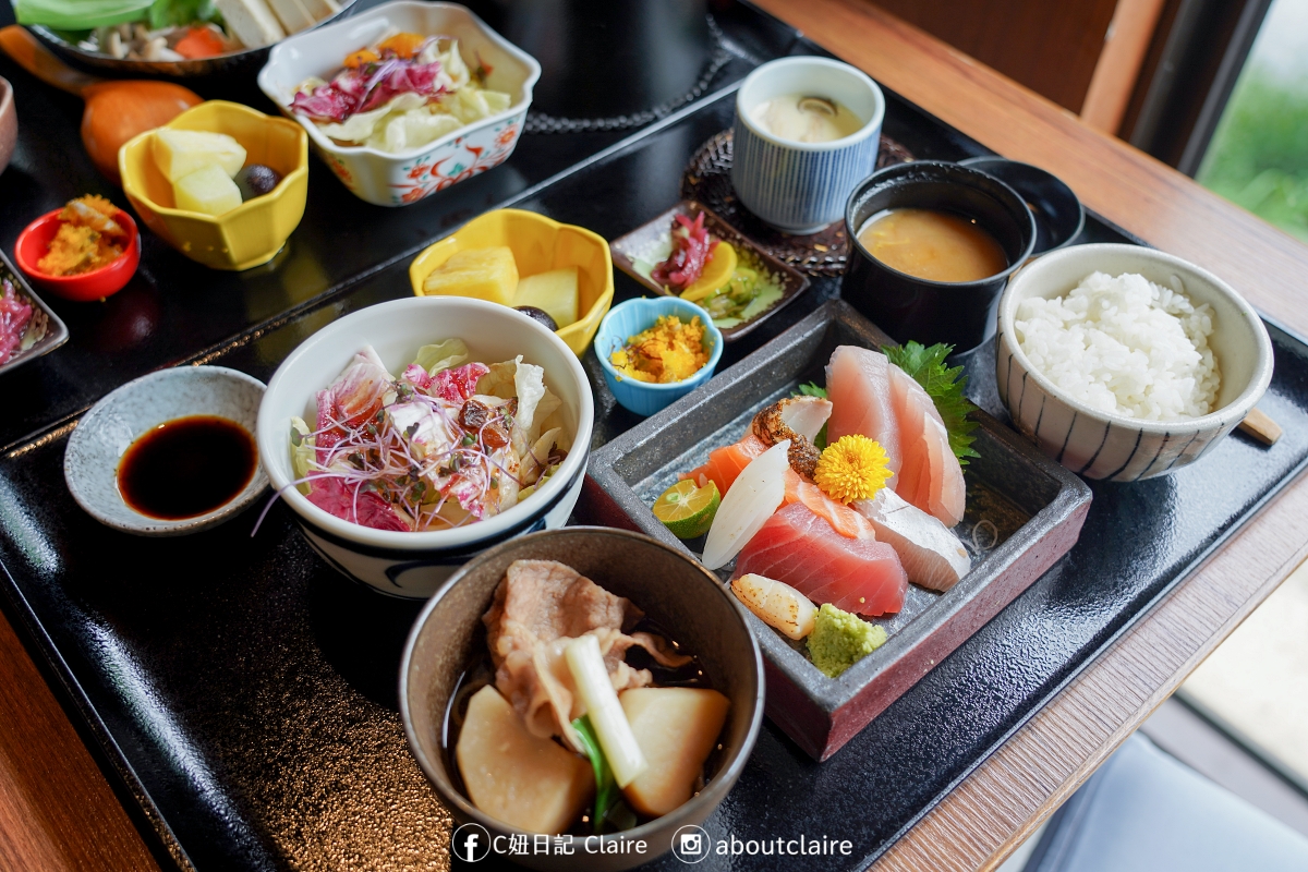 宜蘭力麗威斯汀舞日本料理｜午間定食，壽喜燒、生魚片與日式包廂空間