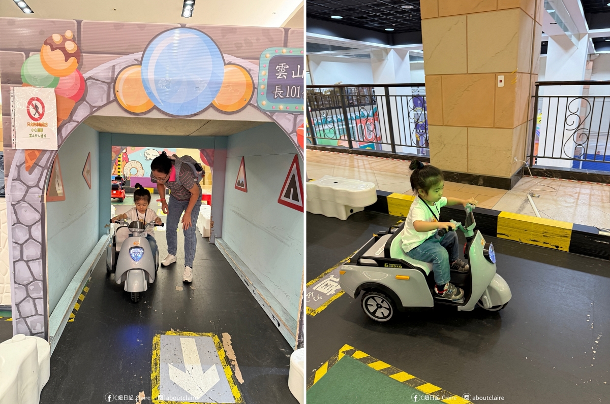 高雄親子景點｜義大挖沙咪歡樂親子館，電動車、室內沙坑、互動球池一票玩到底