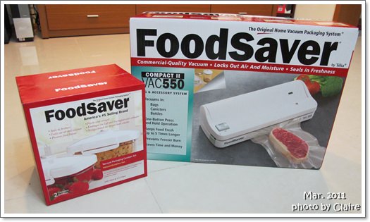 【開箱】Food Saver 真空封口機 (Vac550) – 飼料分裝好幫手