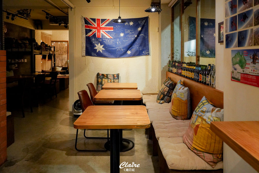 充滿澳洲打工度假的背包客回憶！Aussie Cafe 澳氏咖啡.中山區寵物友善咖啡館