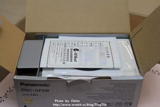 【開箱】Panasonic GF3‧100%甜滋滋的驚喜
