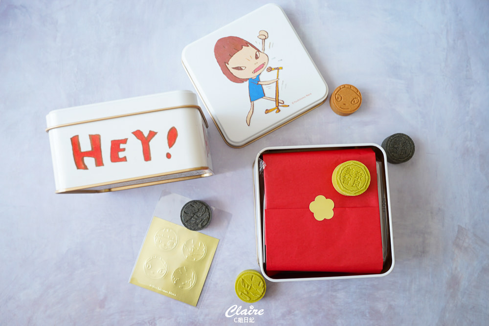 奈良美智特展商品！好可愛的奈良糕~鐵盒變身收納盒！